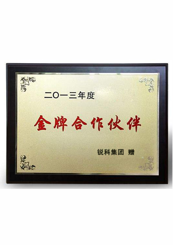 合作伙伴獎(jiǎng)牌